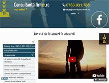 Tablet Screenshot of consultanta-firme.ro